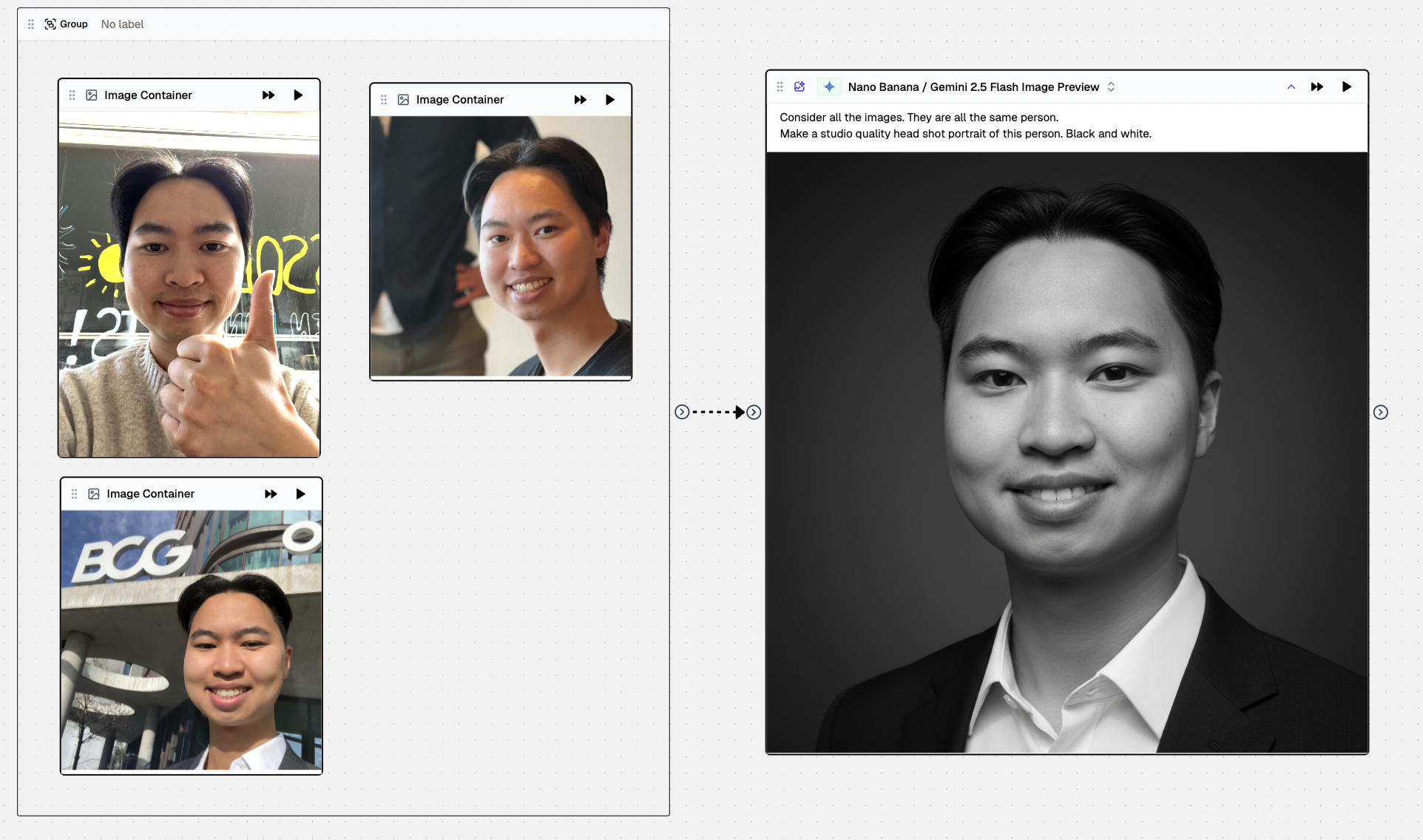 Portrait headshot generated with Nano Banana
