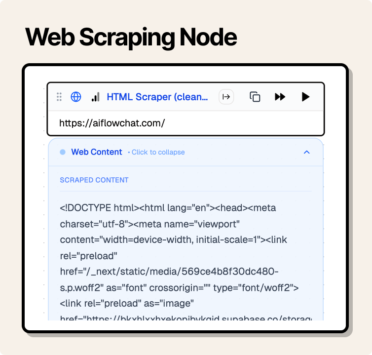 Scrape the Web