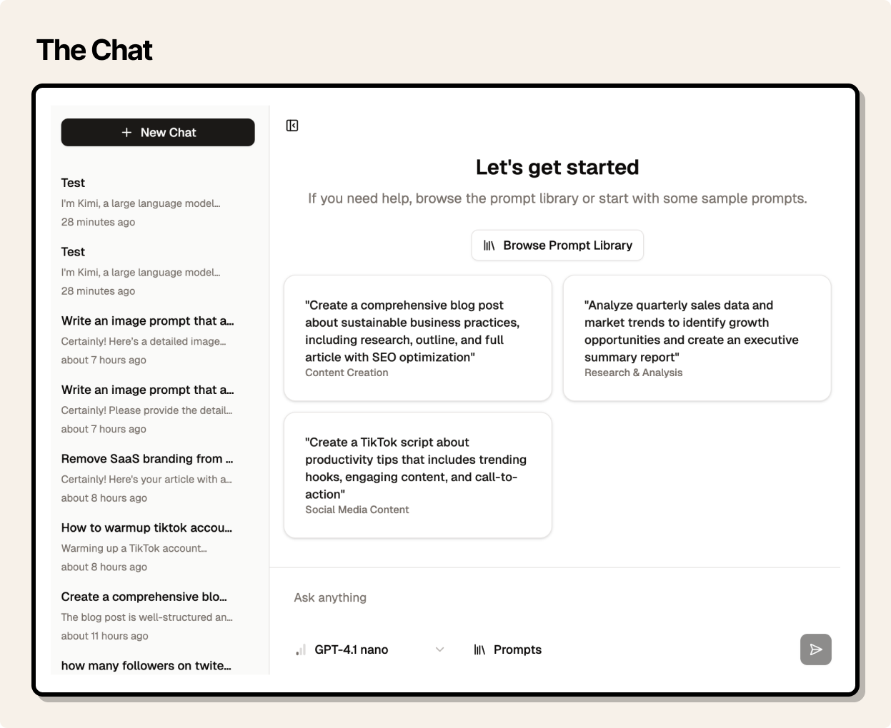 AI Flow Chat Chat Interface
