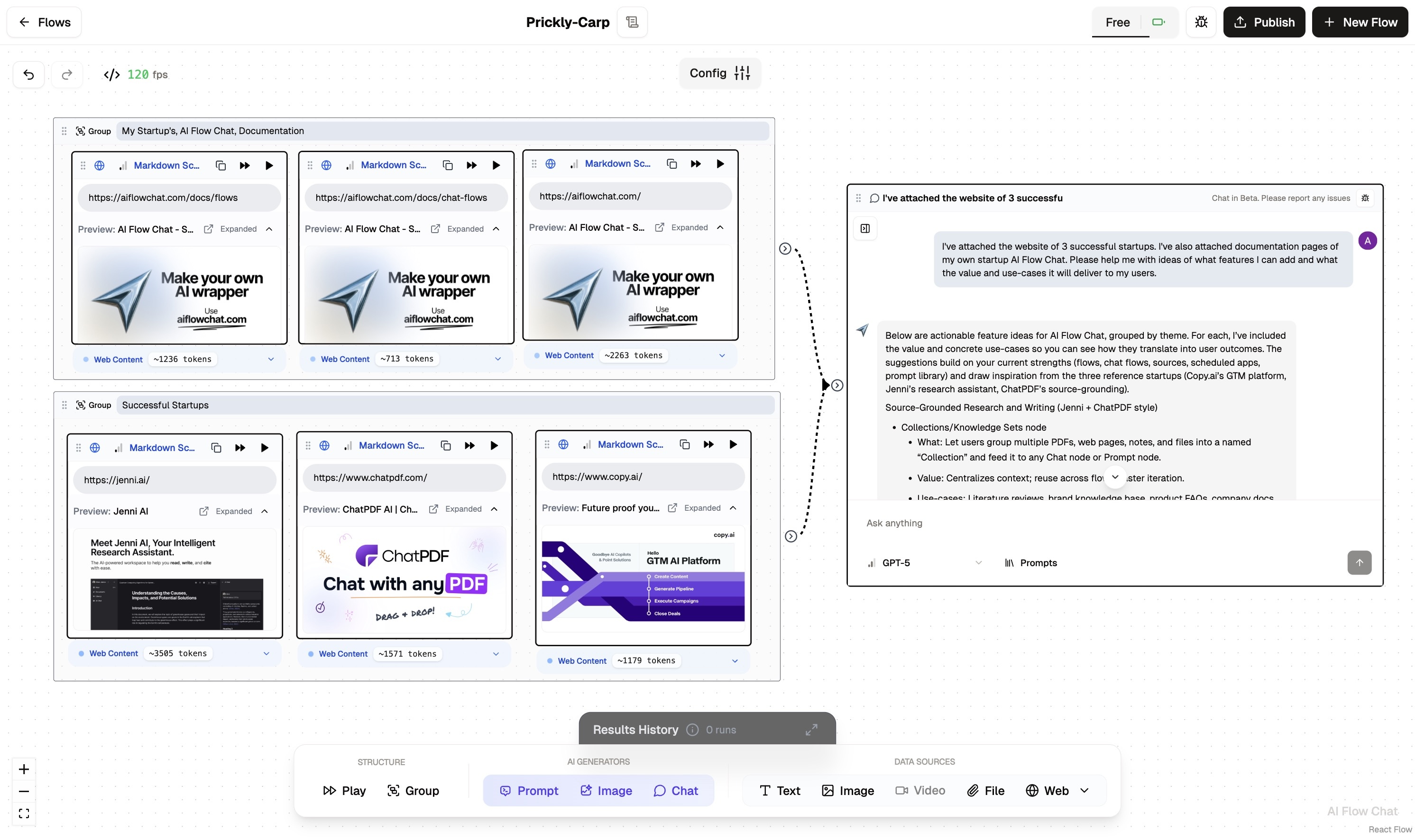 Chat to Features