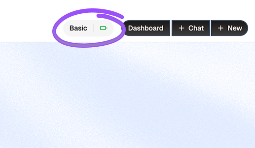 Subscription button zoomed in